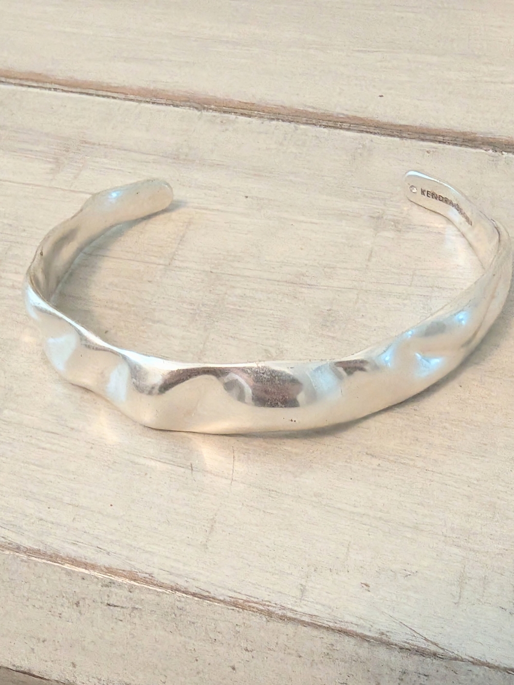 Kendra Scott Holland Cuff Bracelet Vintage Silver